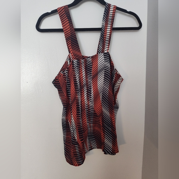 Zara Chevron Multi Color Top size m #94 - Picture 1 of 2